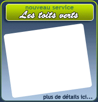 Service de toit vert, toit v&eacute;g&eacute;tal, toit de jardin, toit terrasse